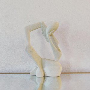 Mid-century modern, "floating man" wood sculpture